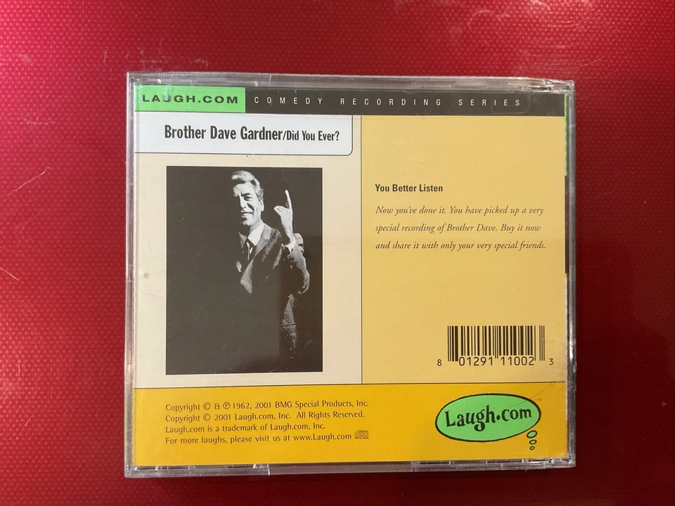 Brother Dave Gardner / Did You Ever? CD Brand New - Image 2 of 2