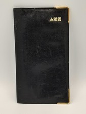 Vintage Soft Morocco Leather Credit Card Holder Card Case Made in England