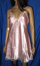 SEXY GLÄNZENDES 60/70er SATIN-Unterkleid-Unterrock-Negligé Gr.40/42 *NEU* (1518