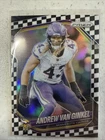 2025 Panini Prizm Football Black and White Checker Andrew Van Ginkel #63