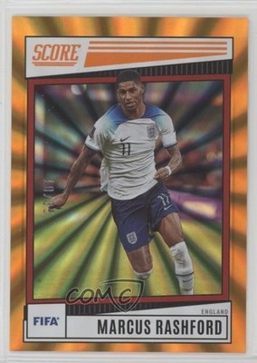 2022-23 Panini Score FIFA Fat Pack Orange Lasers /35 Marcus Rashford #52 04uh