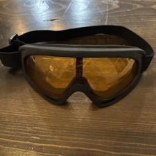 Multipurpose Goggles, Skiing, Atv, Dirtbike. Amber Tint.