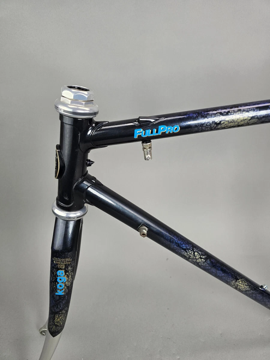 Rahmen Set Koga Miyata Fullpro Full Pro 54 cm Shimano Dura Ace vintage Blau *TOP