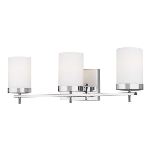 Zire 3-Light Bathroom Vanity Light in Chrome