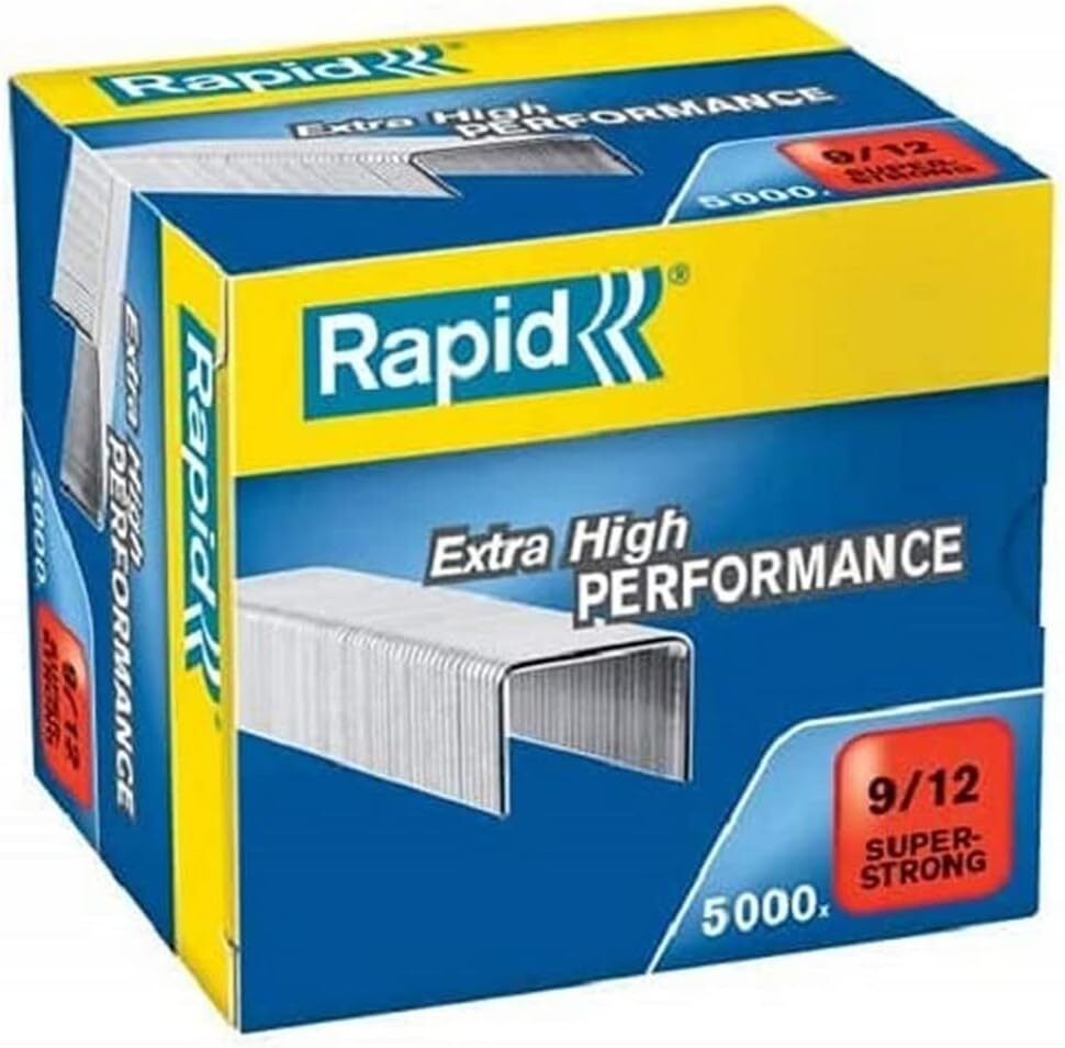 Rapid 24871400 912 сверхпрочных скоб длина ножки 12 мм 90 листов Твердая сталь 5190₽
