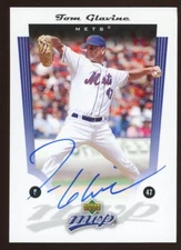 2005 Upper Deck TOM GLAVINE Signed Card autograph AUTO mets braves HOF