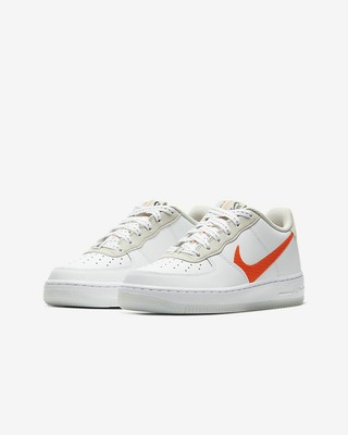Nike Air Force 1 LV8 3 White/Total Orange CD7409-100 GS 5.5Y/Women's Size 7 | eBay