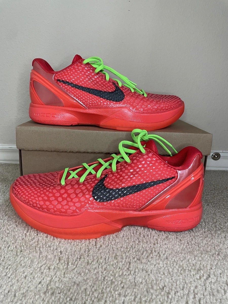 Size 10 Kobe 6 Reverse Grinch