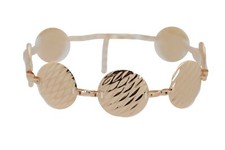 Cute Women Gold Metal Chain Boot Bracelet Shoe Anklet Circle Fine Striking Charm