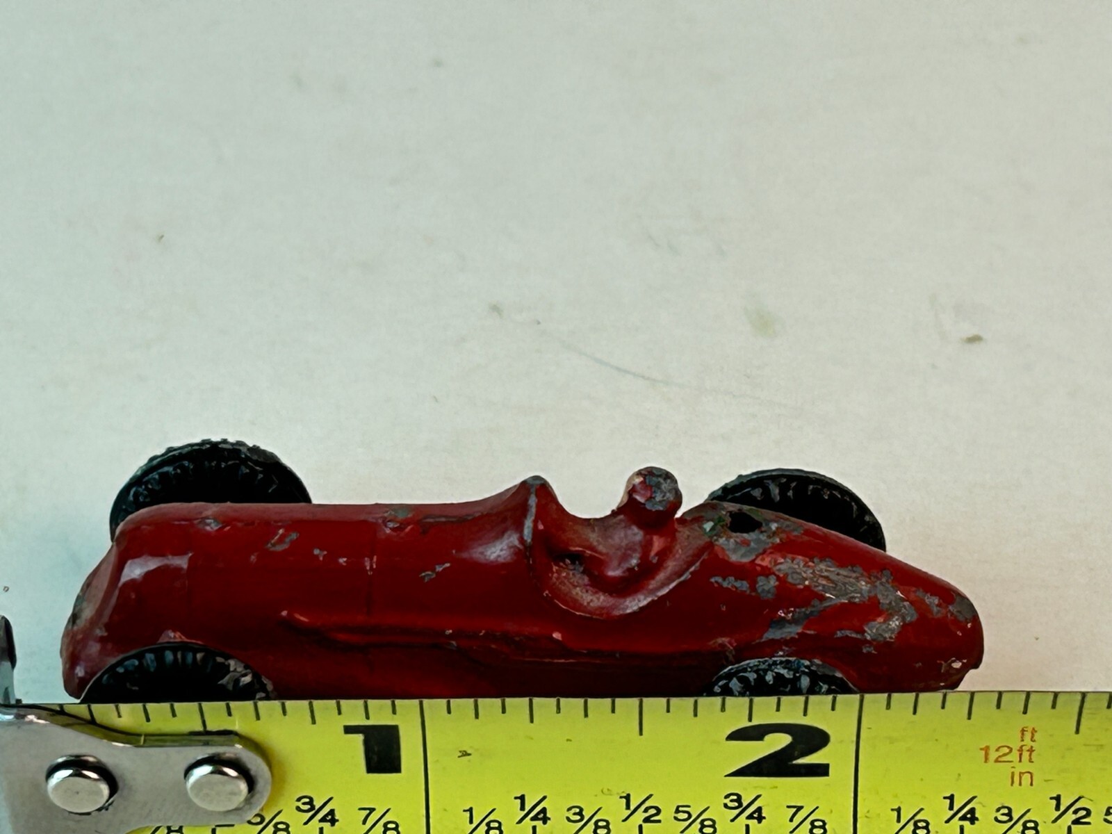 1940's Small Solid Cast Metal Race Car | eBay