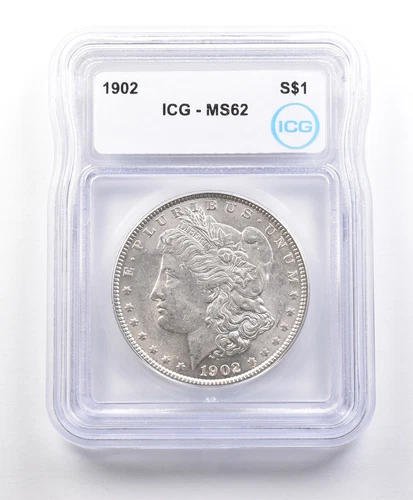 1902 Morgan Silver Dollar MS62 ICG *3294