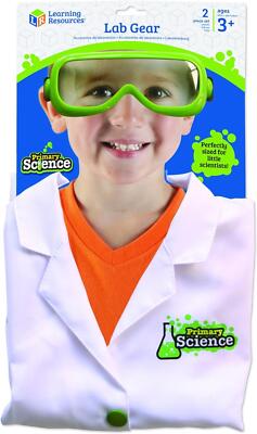 Learning Resources Primary Science Lab Gear Coat and Goggles | eBay