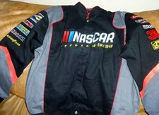 nascar car regular logo jacket uniform style adult xl refer to pictures