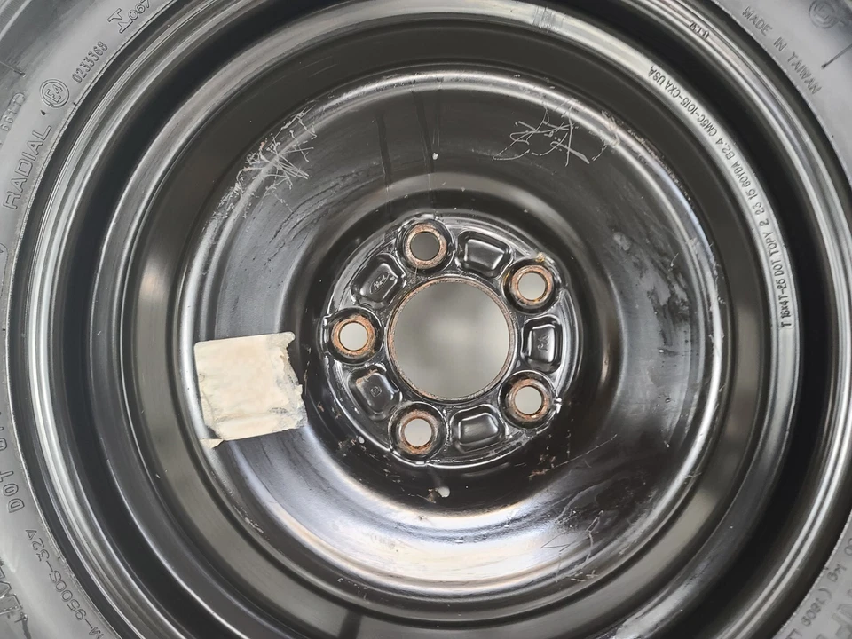 Neumático de repuesto con kit Jack 16" para Ford Fusion Compact Donut 2013-2021 Foto 3 de 4