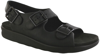 #ad SAS Men#x27;s Bravo Black Bear Sandal Many Sizes FREE SHIPPING New In Box $114.99