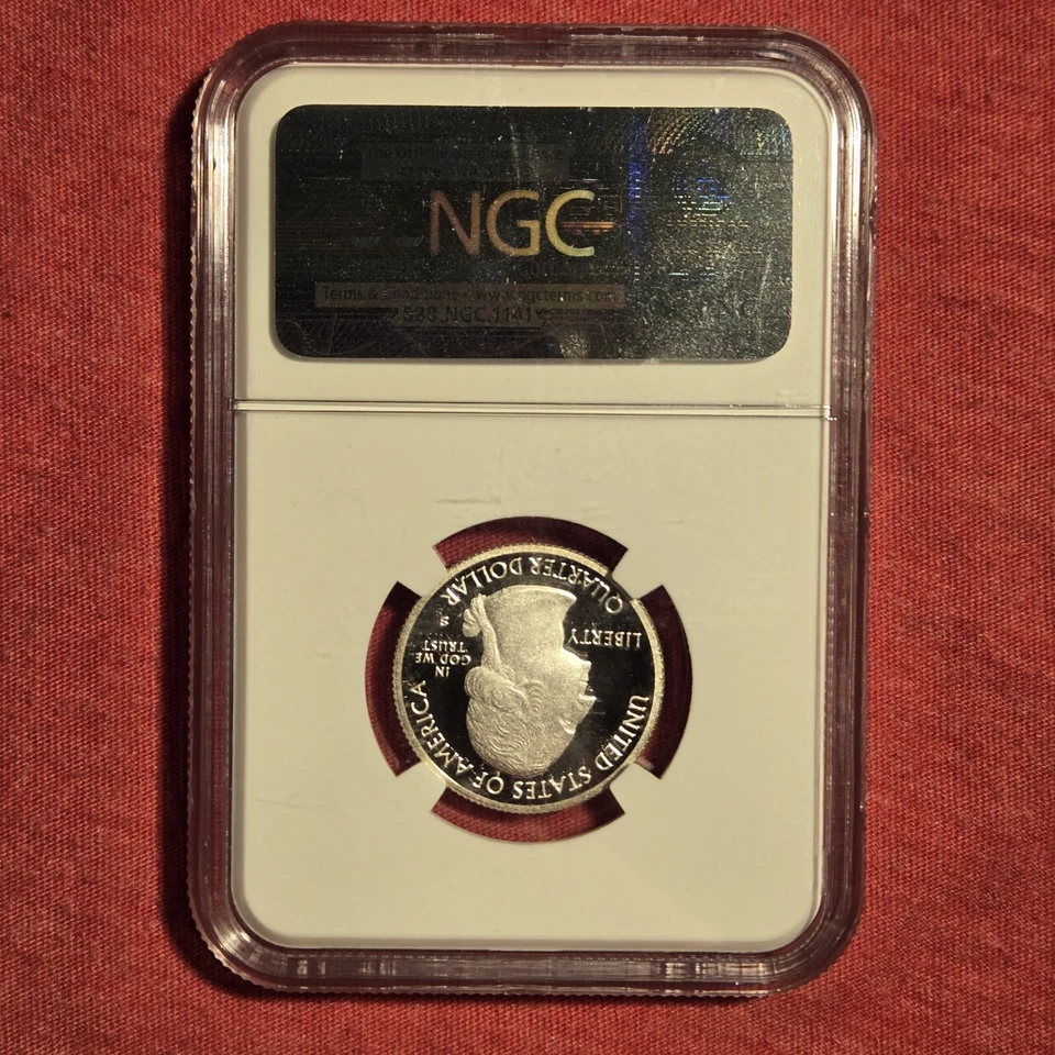 USA 2014-S Quarter 25c Coin: Great Smoky Mountains Silver - NGC PF70 - Image 3 of 4