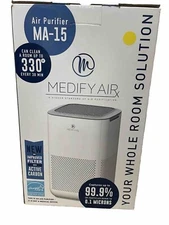 Medify Air MA-15 Air Purifier with H13 True HEPA Filter. White