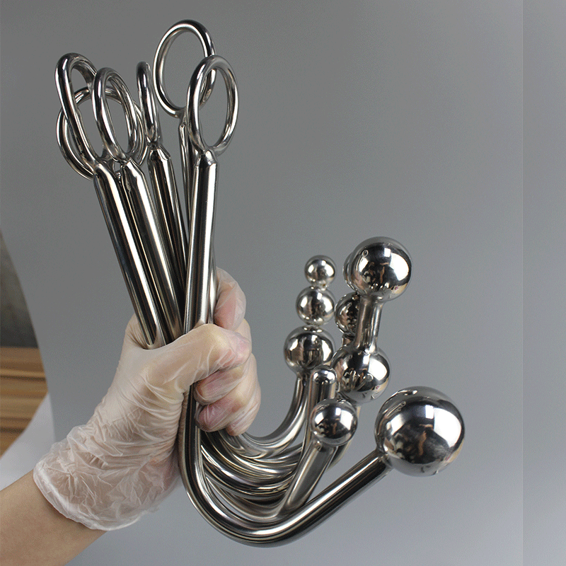 Metal Anal Butt Plug Hook With Ball Prostate Massage Prostate Enhancer Sex  Toys | eBay