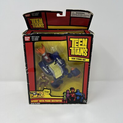 Bandai Teen Titans Go Speedy w/ Probe Destroyer Action Figure & Vehicle New