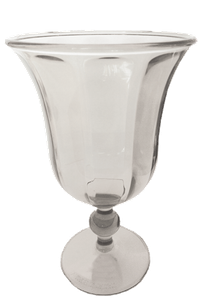 clear plastic wine goblets