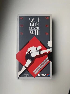20 Jahre Fussball WM VHS Videokassette Fußball 1966 70 74 87 82 1986 Deutschland - Bild 1 von 4