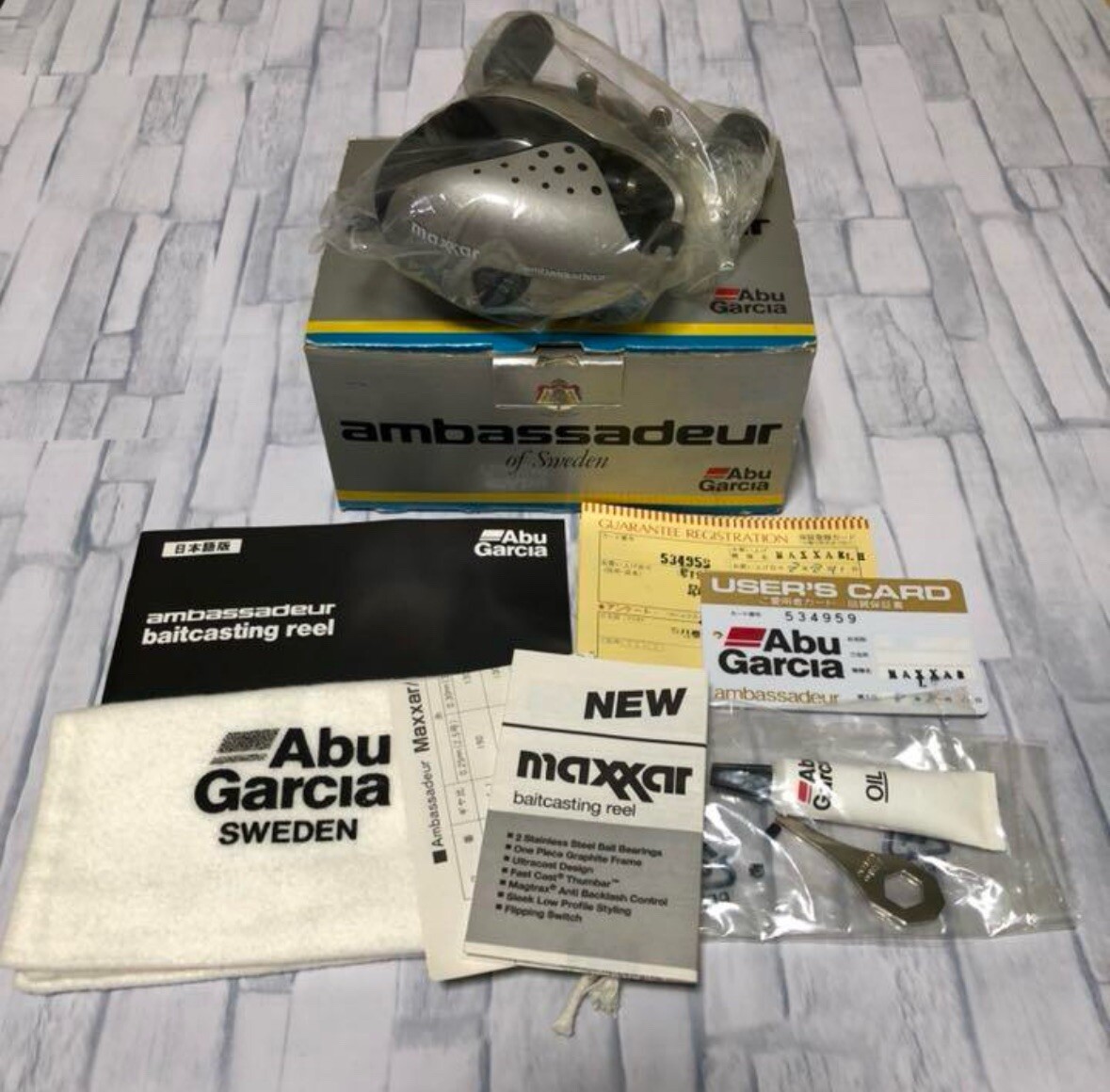 Abu Garcia Ambassadeur Maxxar マクサー Abu Garcia Ambassadeur Maxxar 1996's LH Reel Ship From Japan