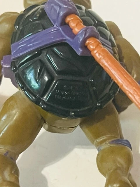 Figura Tortuga Ninja Adolescente Mutante TMNT De Colección Playmates Donatello 1988 Bo Staff Foto 4 de 4