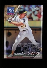 2019 Topps Chrome Update 150 Years Greatest Moments #150C-9 Mark McGwire QTY