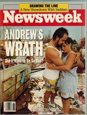 NEWSWEEK - September 7, 1992 - Hurricane Andrew / Bush-Clinton / and more