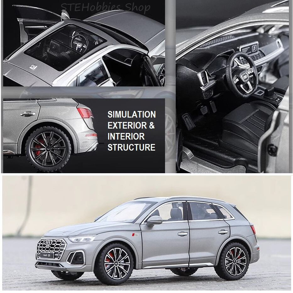 1:24 AUDI Q5 SUV Car Model Alloy Diecast Metal Model Toy