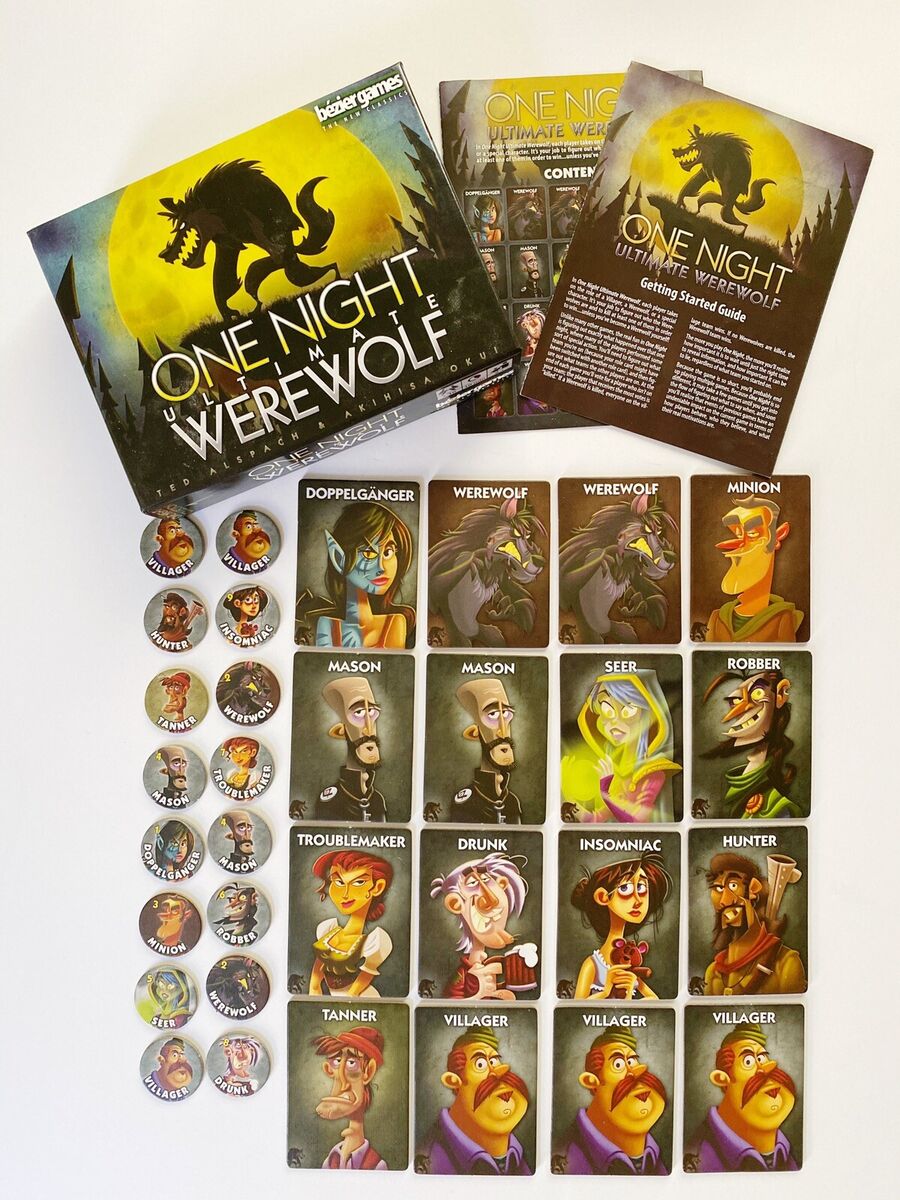 BEZIER GAMES ONE NIGHT ULTIMATE WEREWOLF GAME