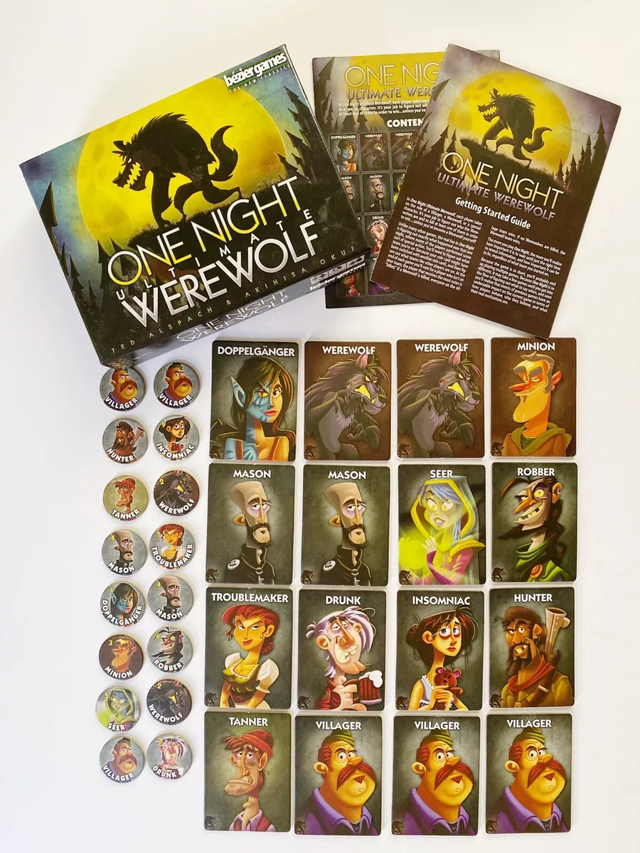 One Night Ultimate Werewolf, Werewolf Board Game English