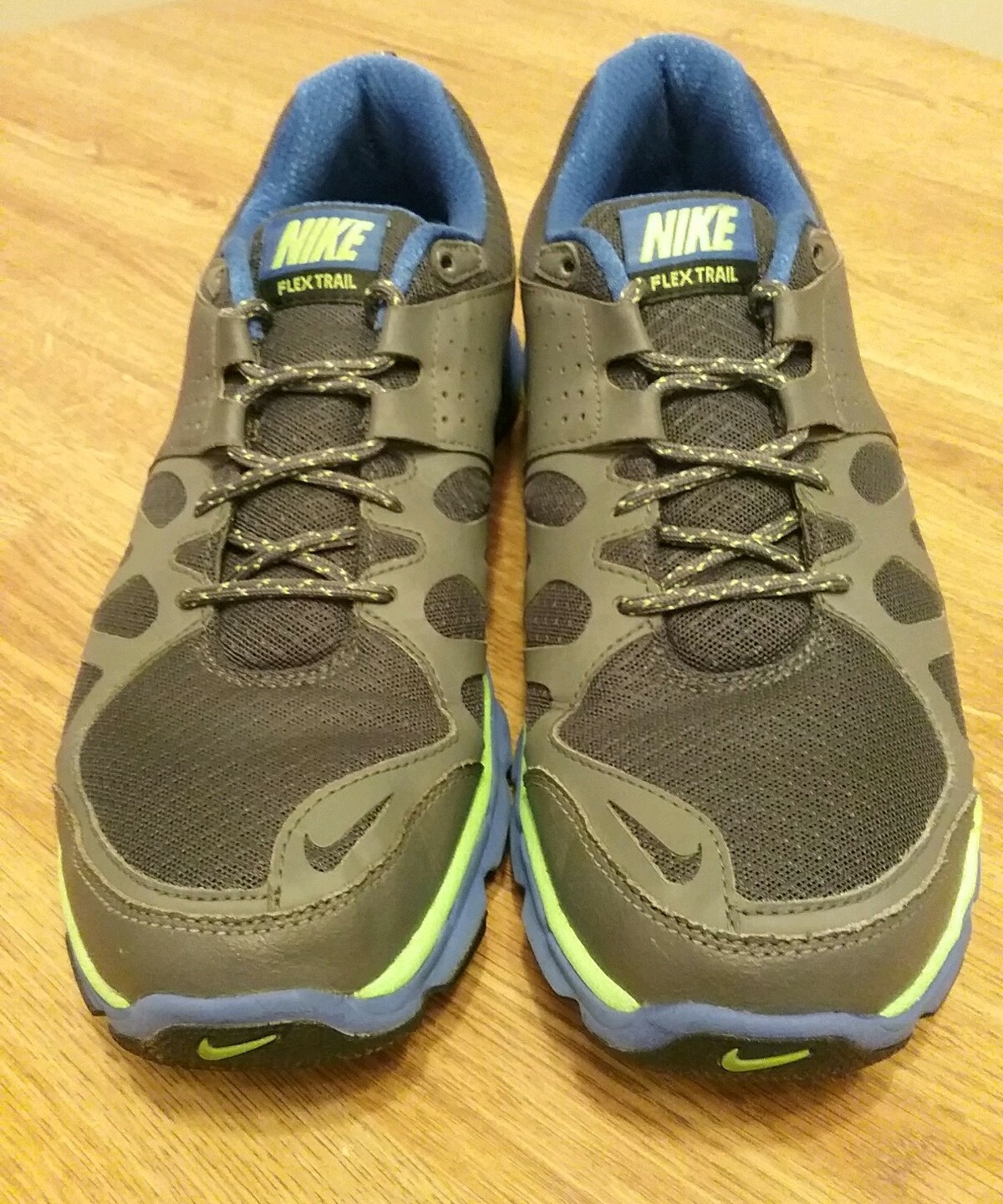 Nike Men's Shoes Flex Trail Athletic Trail Gray Blue … Gem