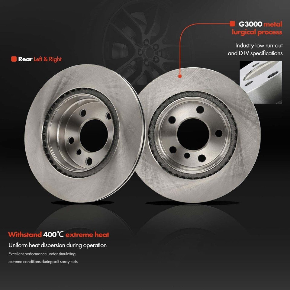 EBC RK Series Premium Front Rotors | 2015+ BMW 320 xDrive 2.0L Turbo (F30) w/Brembo Calipers