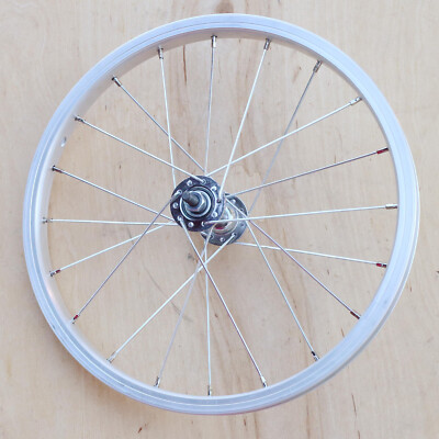 16'' Vorderrad Alu Kastenfelge ERTRO 305-19 Stahlnabe Speichen verzinkt silber