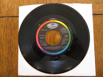 Peabo Bryson & Roberta Flack   Tonight I Celebrate My Love 1983 B-5242 7'' Single