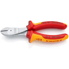 Knipex 160mm High Leverage Diagonal Side Cutters 1000V VDE Insulated 74 06 160