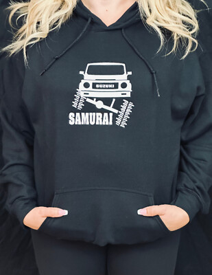 Suzuki Samurai Flexing JX Sami Crawler Sweatshirt Hoodie - S, M, L, XL, 2XL, 3XL