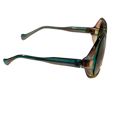 VTG Italy Model T 220 Oversized Chunky Square Sun Glasses 