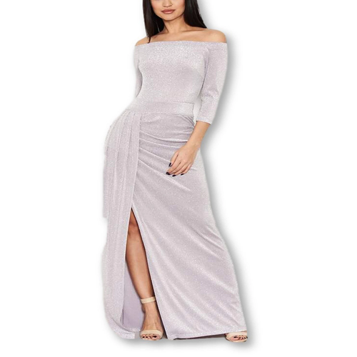 Sparkle Maxi Slit Dress 