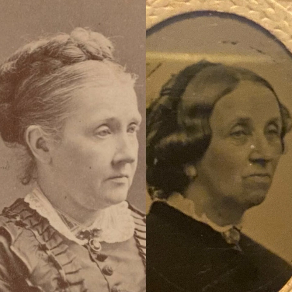 1860s Activist Songwriter Julia Ward Howe Civil War Lyric Tintype Invitation Lot - Imagem 4 de 4