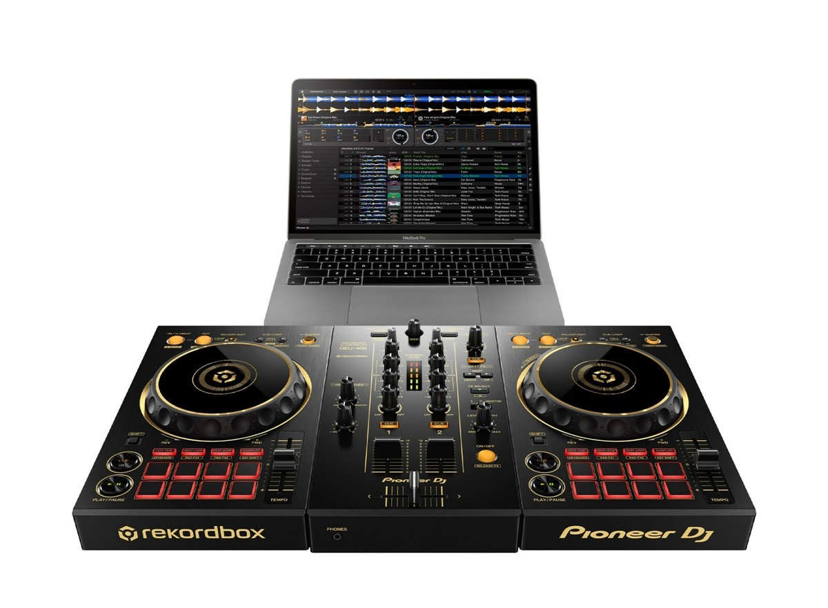 【再値下げ/美品】Pioneer ddj-400 Pioneer DDJ-400-N Limited Gold 2-Channel DJ Controller DDJ-400