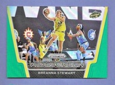 2021 WNBA Prizm Breanna Stewart Green Prizm #3 "WIDESCREEN" - Seattle Storm