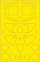 MW22 Eduard EX643 Spitfire Mk.I 1/48 Mask For Tamiya
