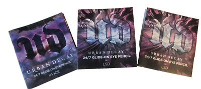 Urban Decay 24/7 Glide-On Eye Liner - 2 x LSD, 1 x VICE 0.03 oz - COLLECTIBLE!