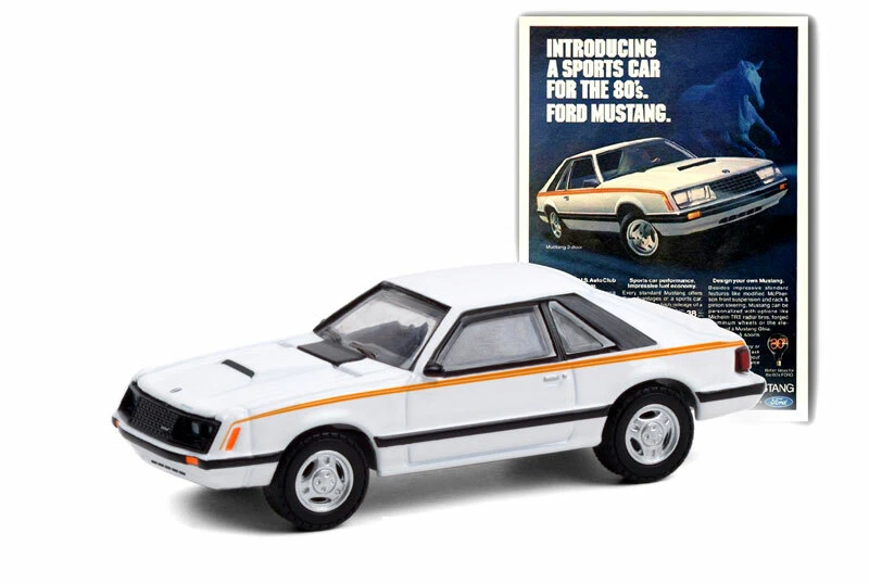Greenlight Ford Mustang White Vantage Ad Cars D / mustang 1980 en venta argentina Greenlight Ford Mustang White Vantage Ad Cars D /