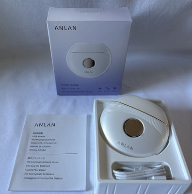 ANLAN Gesichtsmassagegerät Gegen Falten/ Blau Violett Rotlichtlampe/ Anti Aging