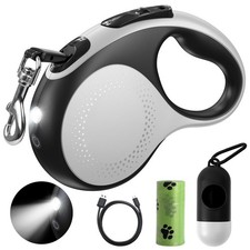 Retractable Dog Leash with Led Light, Douexio 16ft Heavy Duty Dog Leash Retra...
