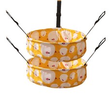 SHENGOCASE 2-Pack Cat Hammock Lounge Cat Hanging Bed for Cage Kennel Chair wi...