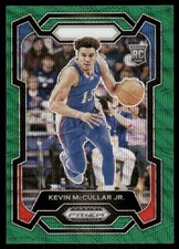 2024-25 Panini Prizm Draft Picks Prizms Green Wave #19 Kevin McCullar Jr. - BSK